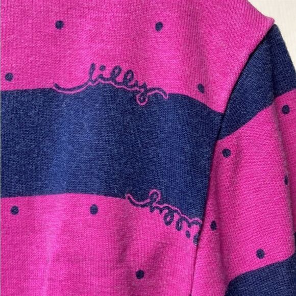 Lilly Pulitzer Beckett Striped Dress in Mambo Pink and Polka Dot Stripe Size XS - Picture 14 of 16